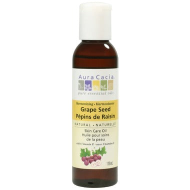 Aura Cacia Grapeseed Skin Care Oil   118 mL