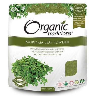 Organic Traditions Moringa Leaf Powder 200g