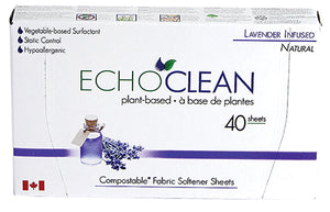 Echo Clean Lavender Fabric Softener Sheets
