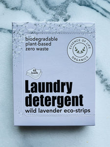 Zero Waste Laundry Detergent Strips, wild lavender
