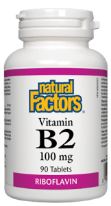 Natural Factors Vitamin B2 100 mg