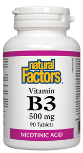 Natural Factors Vitamin B3 500 mg
