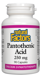 Natural Factors Pantothenic Acid 250 mg