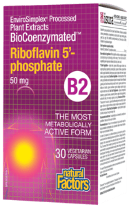 Natural Factors Riboflavin 5'-phosphate 50 mg 30 Capsules