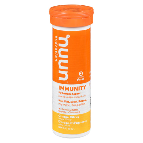 Nuun Immunity Fro Immune Support 10 Effervescent Tablets