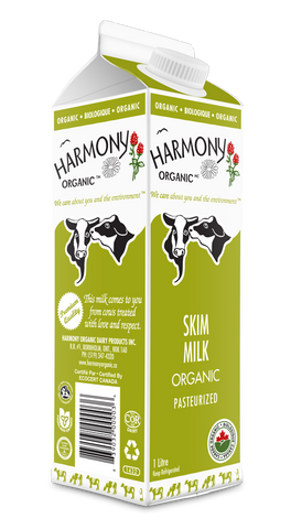 Harmony Organic Skim Milk One Litre Carton