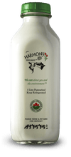 Harmony Organic Skim Milk One Litre Glass Bottle