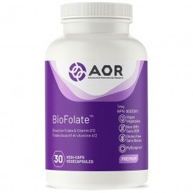 AOR BioFolate 30 Veggie Caps