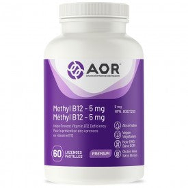 AOR Methyl B12 – 5 mg 60 Lozenges
