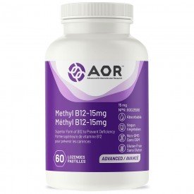 AOR Methyl B12 – 15 mg 60 Lozenges