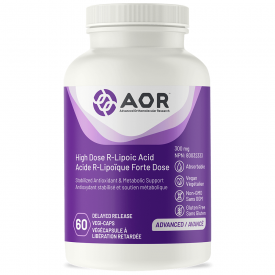 AOR High Dose R-Lipoic Acid 300mg 60 Veggie Caps