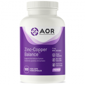 AOR Zinc-Copper Balance 100 Veggie Caps