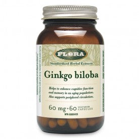 Flora Ginkgo biloba 60 Veggie Capsules