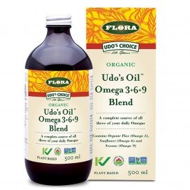 Flora Udo's Oil Omega 3+6+9 Blend Organic 500mL