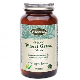 Flora Wheat Grass Tablets Organic 180 Tablets