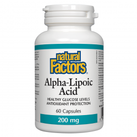 Natural Factors Alpha Lipoic Acid 200mg 60 Capsules