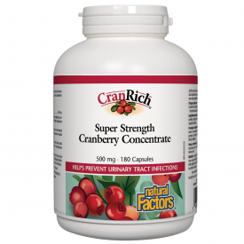Natural Factors CranRich® 500mg Super Strength Cranberry Concentrate