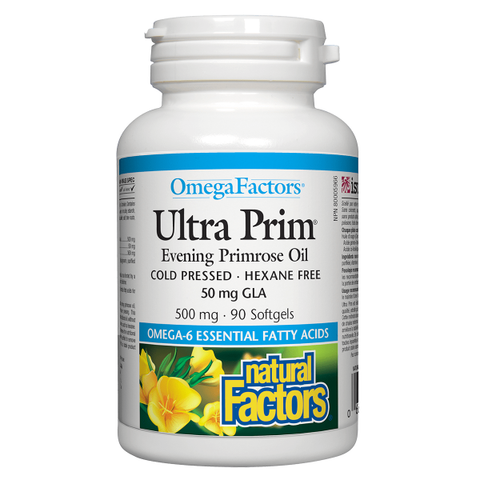 Natural Factors Ultra Prim® Evening Primrose Oil 500mg