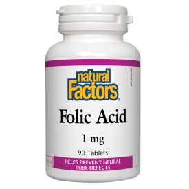Natural Factors Folic Acid 1 mg