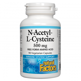 Natural Factors N-Acetyl-L-Cysteine 500mg 90 Veggie Caps