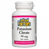Natural Factors Potassium Citrate 99mg 180 Tablets