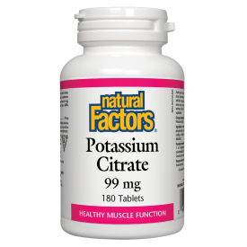 Natural Factors Potassium Citrate 99mg 180 Tablets