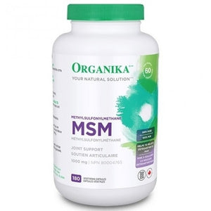 Organika MSM 180 Veggie Caps