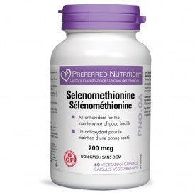 Preferred Nutrition Selenomethionine 200mcg 60 Veggie Caps