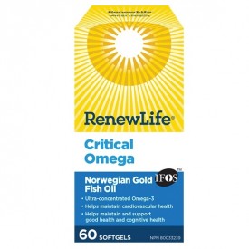 Renew Life Critical Omega 60 Softgels