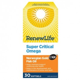 Renew Life Super Critical Omega 30 Softgels