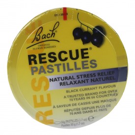 Bach Rescue Pastilles Black Currant 50g