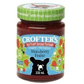 Crofter's Organic Just Fruit Spread Strawberry 235mL