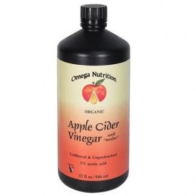 Omega Nutrition Organic Apple Cider Vinegar 946mL