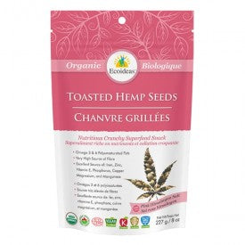 Ecoideas Toasted Hemp Seeds Pink Himalayan Salt Organic 227g