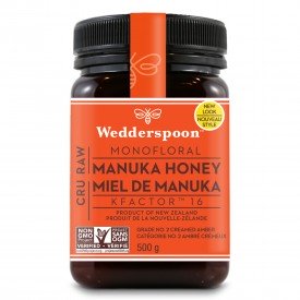 Wedderspoon Raw Monofloral Manuka Honey KFactor 16 250g