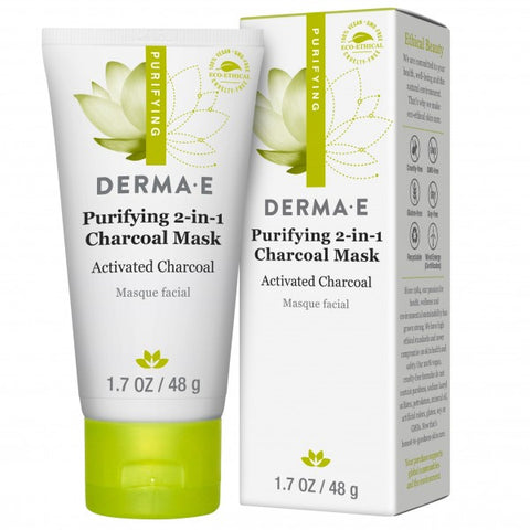 Derma E Purifying 2-in-1 Charcoal Mask 48g