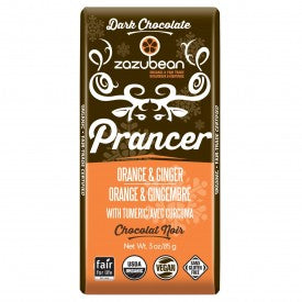 Zazubean Organic Dark Chocolate Prancer Bar 85g