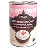 Cha's Coconut Whipping Cream Organic 400mL