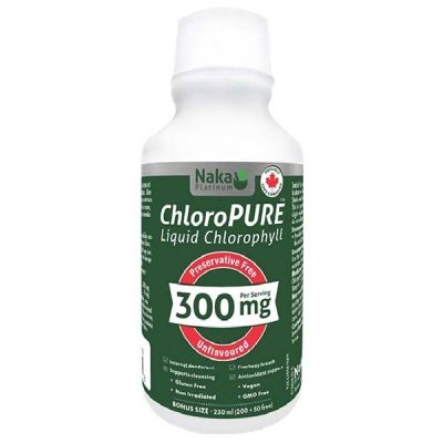 Naka Platinum ChloroPURE (Liquid Chlorophyll) 300mg Unflavoured