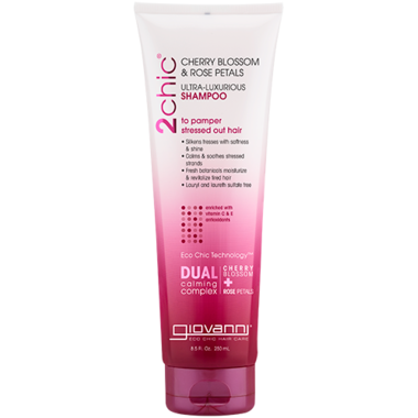 Giovanni 2chic Ultra-Luxurious Shampoo, Cherry blossom & Rose petals