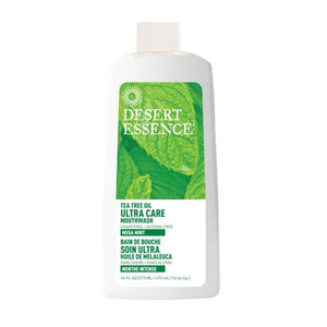 Desert Essence Ultra Care Mouthwash with Natural Tea Tree Oil Mega Mint