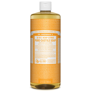 Dr. Bronner's Organic Pure Castile Liquid Soap Citrus Orange