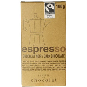 Galerie au Chocolat Espresso Dark Chocolate Bar 100g
