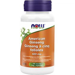 Now American Ginseng 500 mg  100 caps