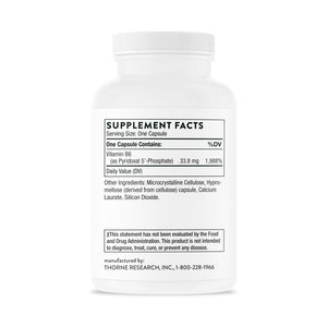Thorne Pyridoxal 5'-Phosphate 180 caps