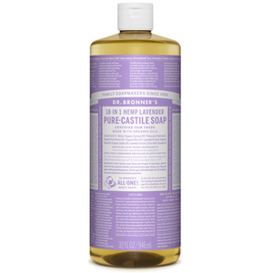 Dr. Bronner's Organic Pure Castile Liquid Soap Lavender