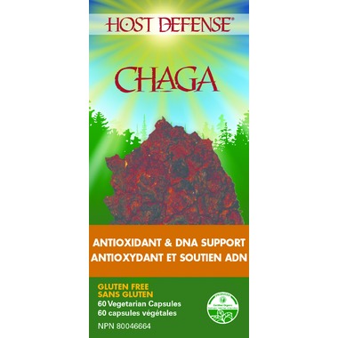 Host Defense Chaga (Inonotus Obliquus) Capsules