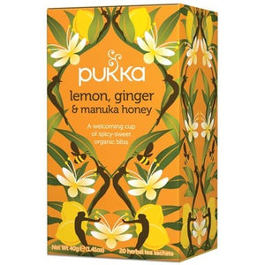 Pukka Lemon, Ginger & Manuka Honey Tea