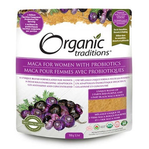 Organic Traditions Maca for Women with Probiotics 150g
