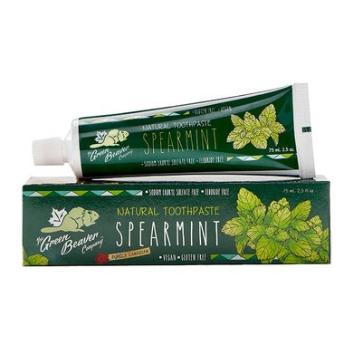 Green Beaver Spearmint Natural Toothpaste 75 mL